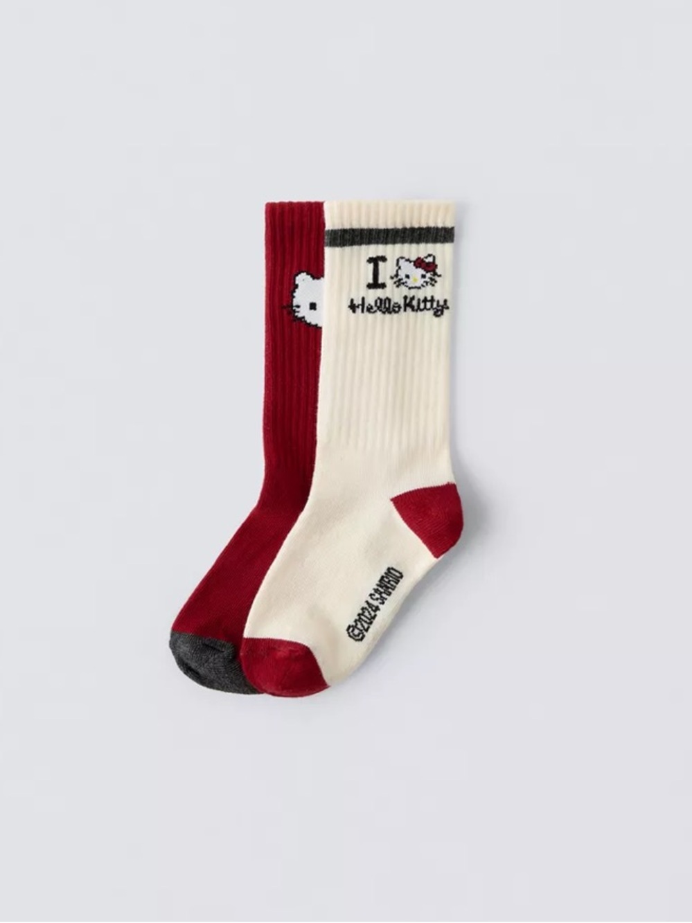 Zara TWO-PACK OF I LOVE HELLO KITTY SOCKS